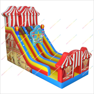 Dual Slide Bounce House Play Center Near Me Backyard Circus Party Giant Inflatable Slides For Rent