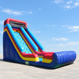Elevate the entertainment factor with our Entertainment Large Blow Up Slide! Perfect for toddlers, this inflatable dry slide offers hours of fun and excitement. With its sturdy construction and spacious design, it provides a safe and thrilling experience for little ones. Let imaginations soar and laughter fill the air with this delightful addition to your entertainment lineup!