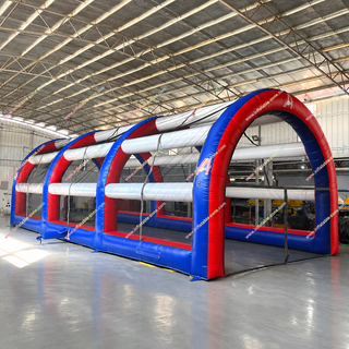 Level up your game with our Commercial Inflatable Batting Cage. Engineered for pro-grade durability, this portable tent transforms any space into a high-performance baseball field in minutes. Perfect for backyards, schools, or team training, the heavy-duty netting ensures maximum safety. Lightweight, affordable, and easy to store—get your pro-practice anywhere!