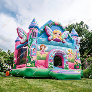 Fairy Wings Inflatable Bouncy Castle Target Backyard Party Inflatables Princess Bounce House Rental Near Me