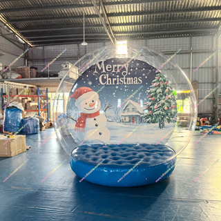 Capture the holiday magic! Our human-sized inflatable snow globe creates the ultimate, unforgettable photo opportunity for any Christmas event, party, or winter festival. Step inside this stunning, festive spectacle and take brilliant, professional-grade pictures that everyone will love. Durable, safe, and easy to set up. Make your next event truly sensational!