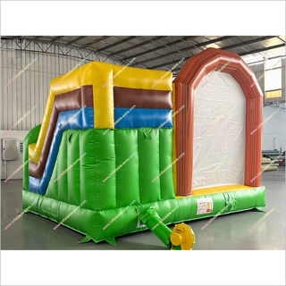 Farm Bounce House Inflatable Jumper Slide Outdoor Bouncy Castle With Slide Bouncer Inflatable For Sale