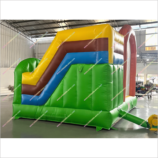 Farm Bounce House Inflatable Jumper Slide Outdoor Bouncy Castle With Slide Bouncer Inflatable For Sale