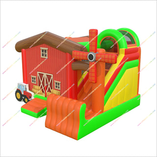 Farm Birthday Party Inflatable Bounce House And Slide Farmyard Bouncy Castle Inflatable Combo For Sale