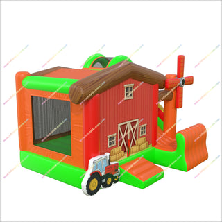 Farm Birthday Party Inflatable Bounce House And Slide Farmyard Bouncy Castle Inflatable Combo For Sale