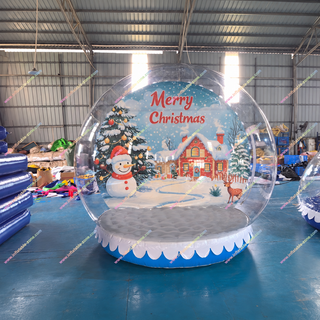 Bring holiday magic to any event with our Festive Inflatable Snow Globe Hire! Step inside for stunning Christmas photos surrounded by swirling snow. Add your personalized picture backdrop for a unique, memorable touch. Perfect for parties, festivals, and winter-themed celebrations, this globe creates fun, immersive experiences guests will love.