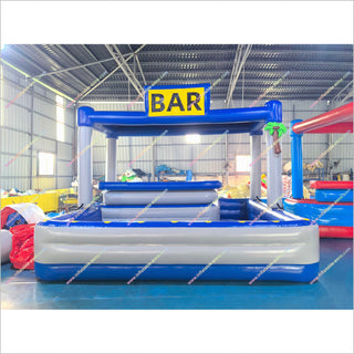 Floating Inflatable Pool Bar Tent And Table Inflatables Blow Up Water Bar Inflatable Swimming Pool For Home