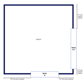 Free shipping by sea for  25ft x 25ft x3.3ft air pit with top cover , mesh and blower