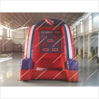 Frisbee Fun Inflatable Target Game Blow Up Frisbee Toss Inflatable Challenging Team Building Activities