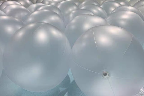 Frosted White Inflatable Mirror Ball Best Blow Up Inflatable Balls For Party Decoration