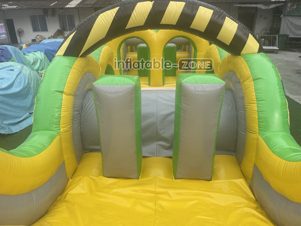 Fun Run Obstacle Course Backyard Ninja Warrior Inflatable Course Outdoor Playground Obstacle Birthday Party