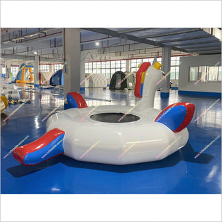 Fun Unicorn Water Trampoline Inflatable Pool Floating Island Lake Sports Outdoor Inflatable Water Toys