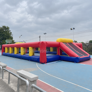 Transform your backyard or playground into a fun-filled arena with our Inflatable Soccer Field! Perfect for outdoor sports and games, this giant inflatable football court brings endless entertainment for kids and adults alike. Durable and easy to set up, it's ideal for parties, events, and everyday play. Get ready for hours of sporty fun!