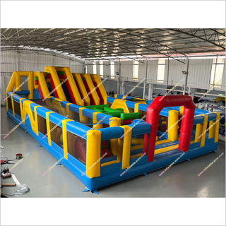 Giant Inflatable Amusement Park Bouncy Castle Obstacle Course Rental Indoor Bounce Playground Park Equipment