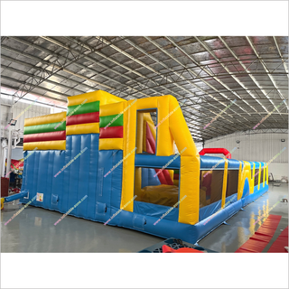Giant Inflatable Amusement Park Bouncy Castle Obstacle Course Rental Indoor Bounce Playground Park Equipment