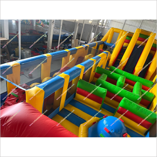 Giant Inflatable Amusement Park Bouncy Castle Obstacle Course Rental Indoor Bounce Playground Park Equipment