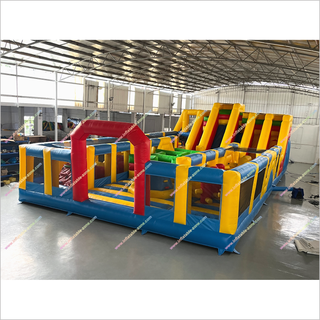 Giant Inflatable Amusement Park Bouncy Castle Obstacle Course Rental Indoor Bounce Playground Park Equipment