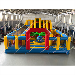 Giant Inflatable Amusement Park Bouncy Castle Obstacle Course Rental Indoor Bounce Playground Park Equipment