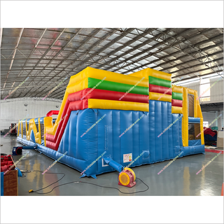 Giant Inflatable Amusement Park Bouncy Castle Obstacle Course Rental Indoor Bounce Playground Park Equipment