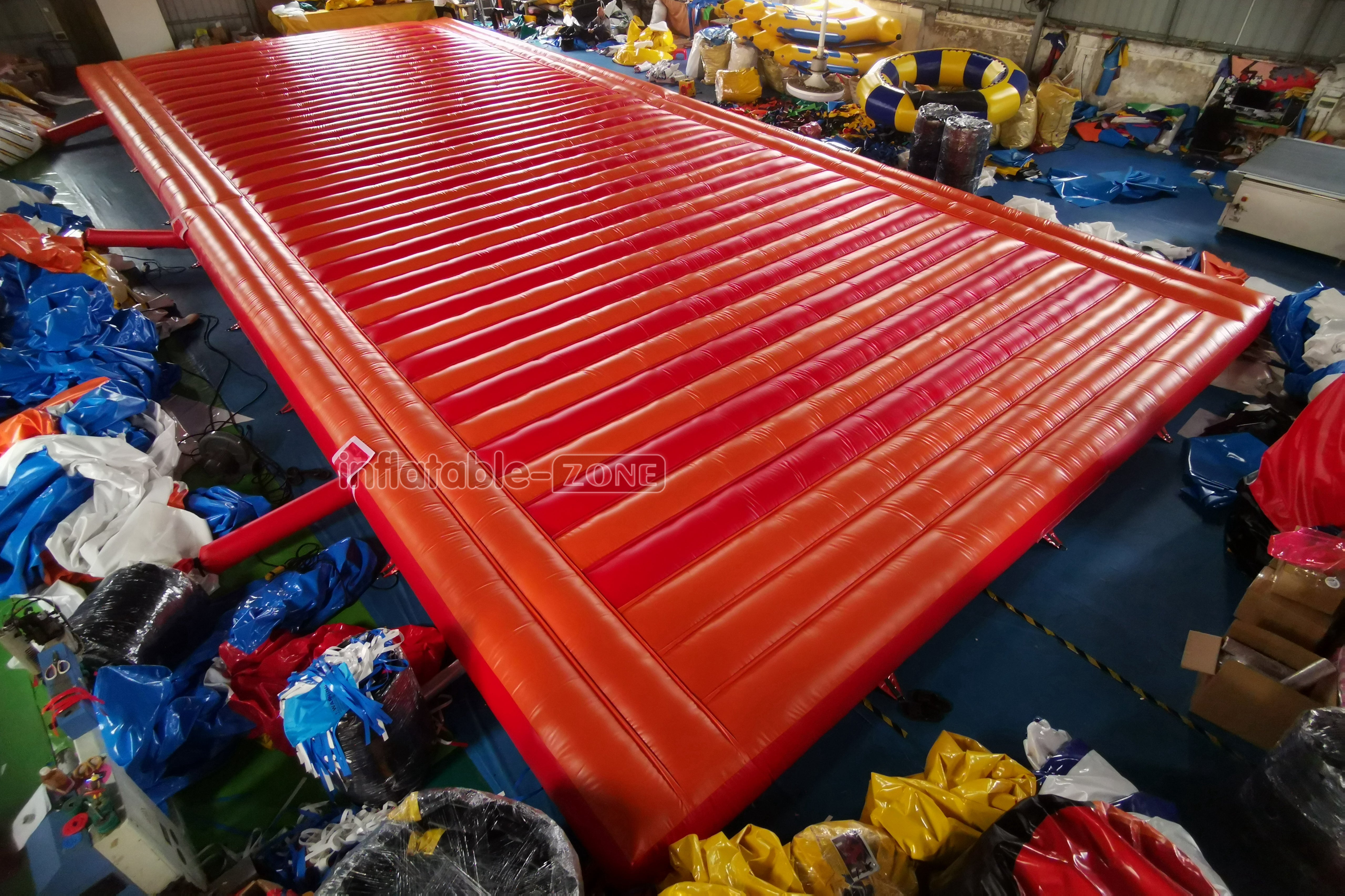 Large Inflatable Jump Pad Trampoline Mat Tarpaulin Inflatable Bounce Board Inflatable Jumping Bag