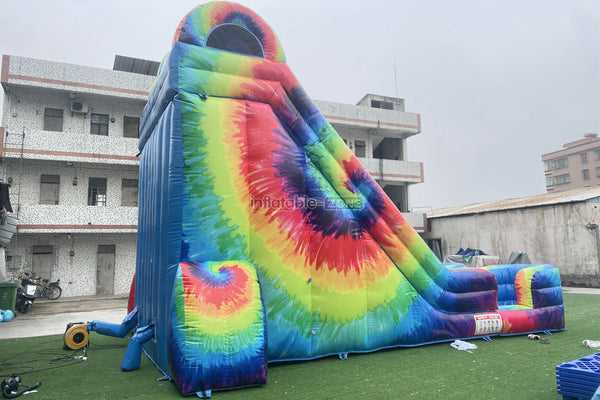 Commercial Inflatable Double Slide Outdoor Inflatable Big Slide Giant Inflatable Dry Slide For Kids