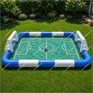 Giant Inflatable Football Stadium Swimming Pool Water Play Fun Soccer Ball Inflatable Stadium Pools