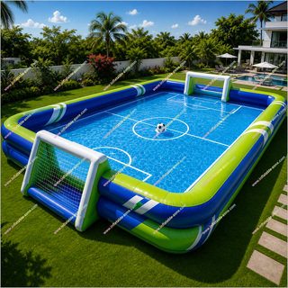 Giant Inflatable Football Stadium Pool Fun Sports Area Inflatable Water Soccer Stadium Pool Near Me