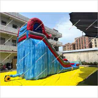 Giant Inflatable Octopus Waterslide And Pool Outside Play Toy Backyard Water Slide Into Pool