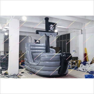 Giant Inflatable Pirate Ship Lake Float Inflatable Water Amusement Park Blow Up Pirate Ship Water Floats For Lake