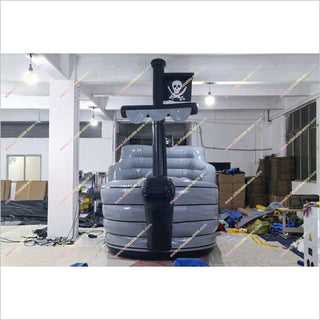 Giant Inflatable Pirate Ship Lake Float Inflatable Water Amusement Park Blow Up Pirate Ship Water Floats For Lake