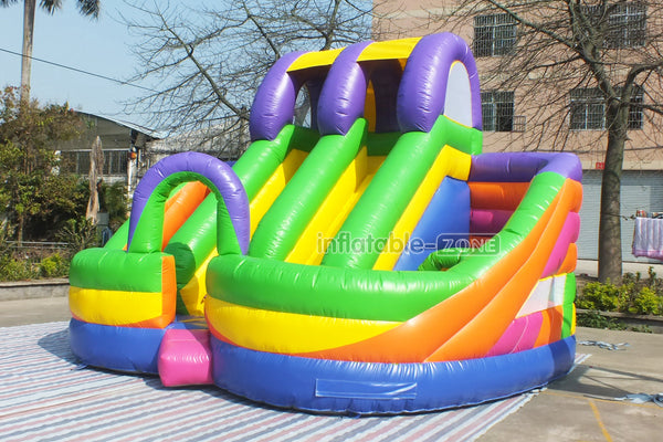 Fun Party Large Inflatable Jumping Bouncer With Slide Best Outdoor Blow Up Slides For Backyard