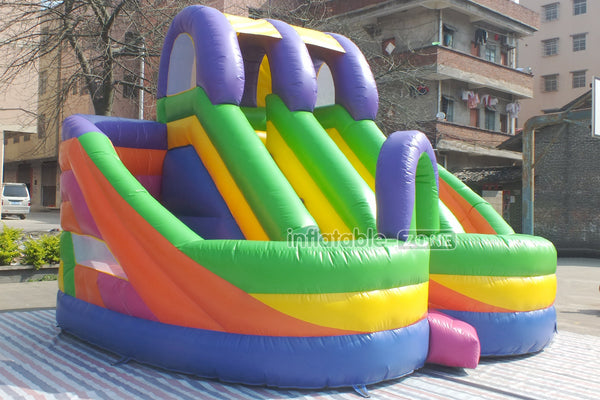 Fun Party Large Inflatable Jumping Bouncer With Slide Best Outdoor Blow Up Slides For Backyard