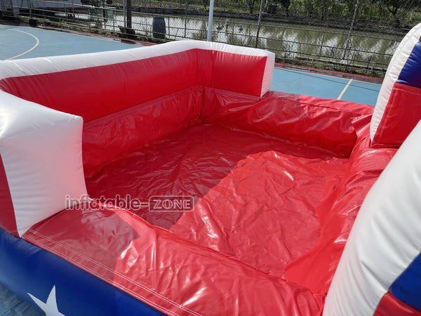 Americana Stars Giant Inflatable Water Slide Commercial Inflatable Pool Playground For Summer Party Events