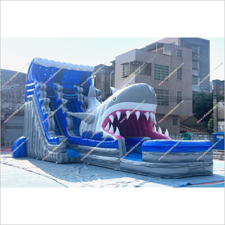 Shark Happy Hop Water Park Happy Hop Inflatable Shark Double Water