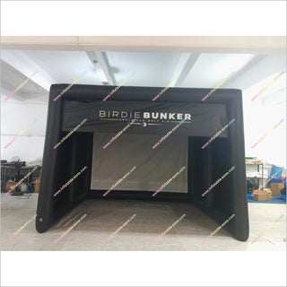 Golf Practice Simulator Inflatable Screen Outdoor High End Golf Simulator Enclosure Inflatable Golf Tent For Sale