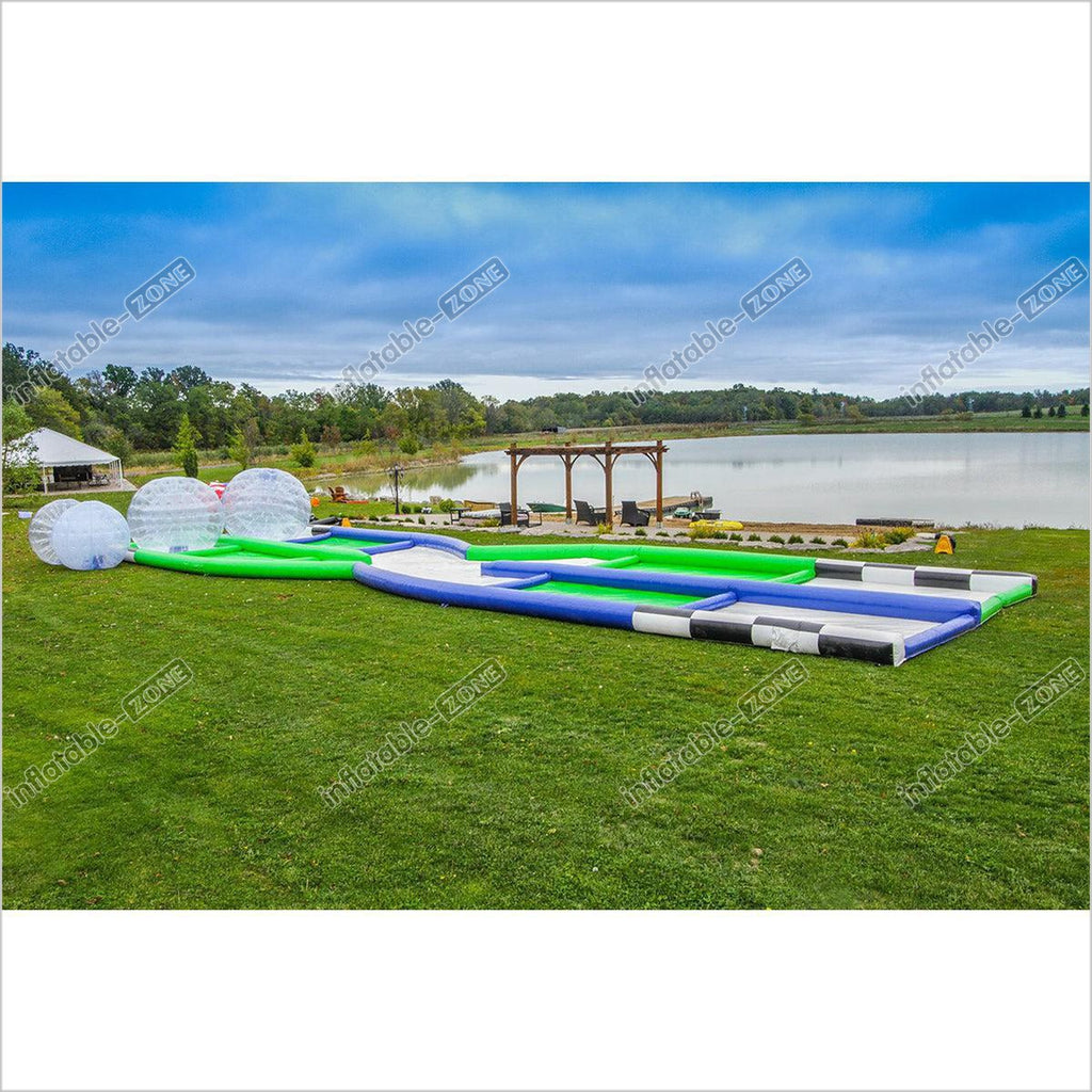 New Fun Inflatable Cross Over Zorb Track,Inflatable Hamster Ball Race