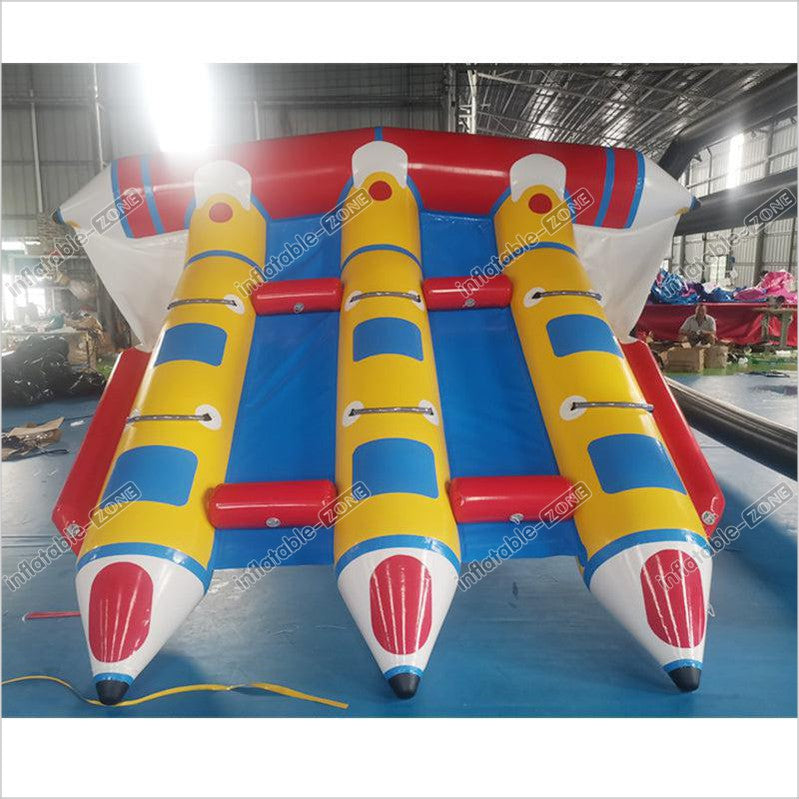 Commercial Grade Inflatable Flying Fish Boat ,Inflatable Flying Fish ...