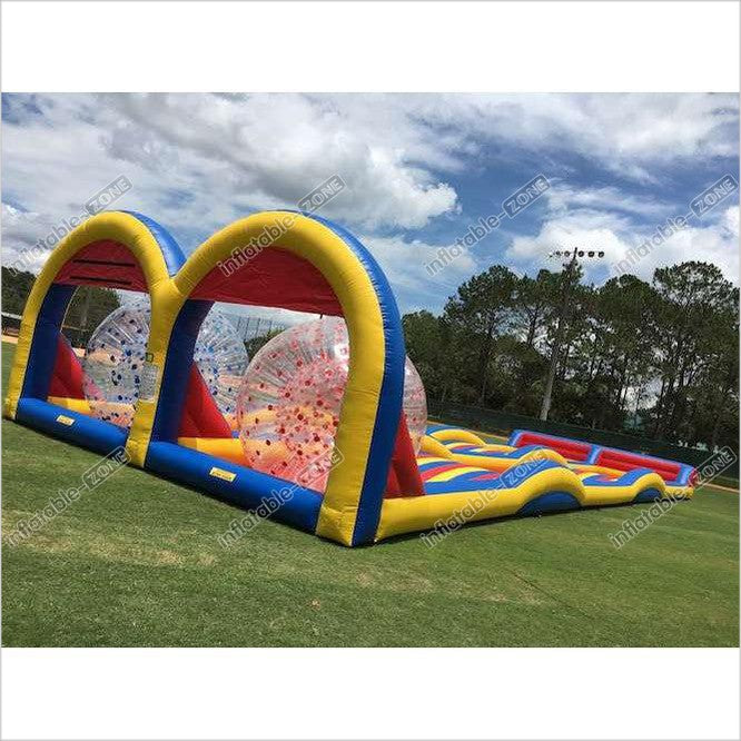 Inflatable Zorb Ball Ramp Game,Inflatable Zorbing Ball Race Track ...