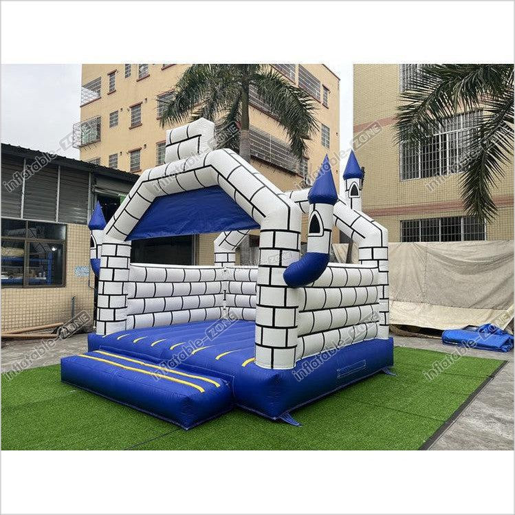 Commercial Outdoor Blue Bounce House,Commercial Bouncy Castles ...