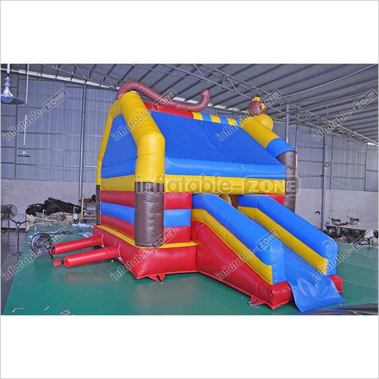 Giant Funny Inflatable Slide Bouncer Commercial Jumping Castles ...