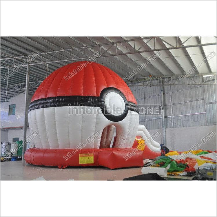 Inflatable Bouncer Pokeball Castle, Kids Jumping Pikachu Pokeball Cast ...