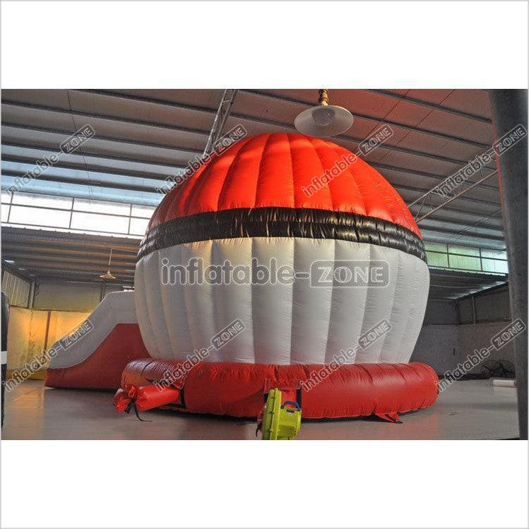 Inflatable Bouncer Pokeball Castle, Kids Jumping Pikachu Pokeball Cast