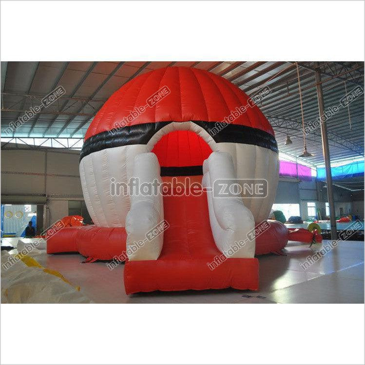Inflatable Bouncer Pokeball Castle, Kids Jumping Pikachu Pokeball Cast ...