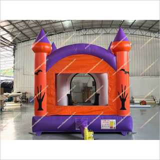 Halloween Bounce House Rentals Inflatable Pumpkins With Ghosts Bouncer Playground Inflatable Jumping Castle For Sale