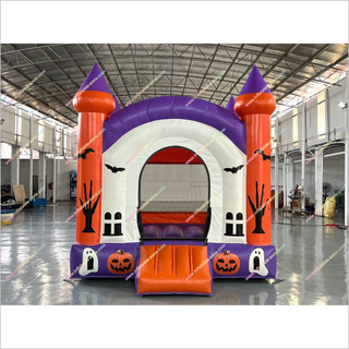 Halloween Bounce House Rentals Inflatable Pumpkins With Ghosts Bouncer Playground Inflatable Jumping Castle For Sale