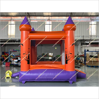 Halloween Bounce House Rentals Inflatable Pumpkins With Ghosts Bouncer Playground Inflatable Jumping Castle For Sale