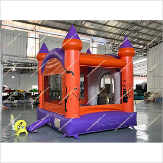 Halloween Bounce House Rentals Inflatable Pumpkins With Ghosts Bouncer Playground Inflatable Jumping Castle For Sale