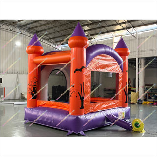Halloween Bounce House Rentals Inflatable Pumpkins With Ghosts Bouncer Playground Inflatable Jumping Castle For Sale