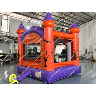 Halloween Bounce House Rentals Inflatable Pumpkins With Ghosts Bouncer Playground Inflatable Jumping Castle For Sale