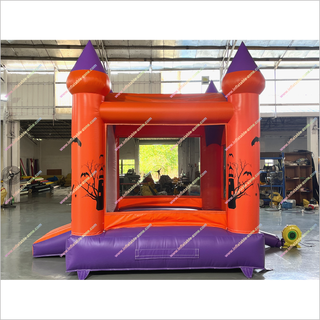 Halloween Bounce House Rentals Inflatable Pumpkins With Ghosts Bouncer Playground Inflatable Jumping Castle For Sale